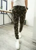 Camo Baggy Joggers Mens Lång Harembyxor Fashion Slim Fit Camouflage Jogging Byxor Män Harem Sweatpants Cargo Byxor För Casual Wear