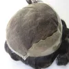 8A الصف الطبيعي الأسود البرازيلي البرازيلي الشعر فضفاضة موجة Q6 قاعدة الرجال toupee 8034153