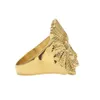 Männer Frauen Vine Edelstahl Ring Hip Hop Punk Style Gold Antike Maya Stammes indische Chefringe Mode Schmuck 3672885