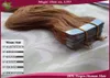 Hauteinschlag-Band in den Haar-Erweiterungen, die für Ihr Nizza Haar-Rabatt # 8 hellbraun sind, brasilianische Körper-Wellen-Schönheits-Haar-Produkte 10-26inch