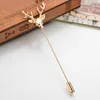 men 's small suit brooch inserted jewelry original retro deer head long needle long pin wholesale