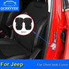 4 stks / partij ABS Auto deurslot Beschermende hoezen voor Jeep Compass Renegade Cherokee Wrangler Grand Cherokee Patriot Car-Styling