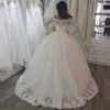 Vendita calda vestido de noiva Abiti da sposa su misura Abiti da sposa robe de mariage Abito da ballo occidentale Abiti da sposa in pizzo 2019