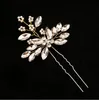 Brautschmuck Silber Kristall Blume Braut Kopfschmuck Weiche Kette Hochzeit Haarschmuck Verzierte Kopfbedeckungen LD030