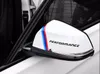 M Tricolor Espelho retrovisor adesivos de vinil decalque corpo Do Carro Adesivo decorativo reflexivo para BMW série 1,2,3,4,5,7 3GT x1X3x4X5X6