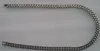 Ny Super Noble Men's 316L rostfritt stål Silver White Ro Lex Watch Band Link Necklace239T