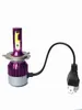 1 Conjunto de 72 W 7600LM COB Chip C6 LEVOU kit de conversão de Farol 36 W 3800LM H4 Car LED Farol Lâmpada Frete grátis