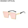 Vidano Optical أحدث وصول نظارة شمسية مربعة مربع للرجال نساء عالية الجودة للجنسين مصمم Sun Glasses الكلاسيكية eye5840372