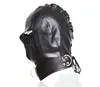 Maska głowy Niewoli seksu Hood Gry dla dorosłych gry Fetysz czarne expose oko oka niewolnicze kaptura produkt zabawki bdsm