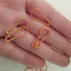 1000 pezzi Spilli in metallo Calabash Zucca a forma di pera Spilla da balia Punto a maglia Marker Tag Hangtag Pins Fastener Craft DIY2901