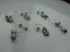 Factory Antique Silver Zinc Alloy Wine Glasses Charms Vineyard Style Party Decoration Prom presente40078327258499