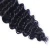 Can Be Dyed HaiExtensions Peruvian Indian Malaysian Cambodian Remy VirginHuman Hair Weft Weave Deep wave Free Shipping unprocessed hair weft