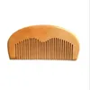 wholesale The Health Benefits Of Natural Peach Wooden Comb Beard Comb Pocket Comb 11.5*5.5*1cm