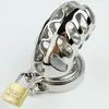 New 85*35mm Stainless steel chastity device cock cage metal CB6000 Male penis cage chastity belt penis ring lock sex toys sex product