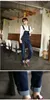 Vente en gros de jeans pour femmes - Pantalons de salopette de mode, grandes tailles Casual Denim Bretelles Pantalon Jumpsuit 1