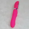 Vibratore G-Spot in silicone, 10 velocità Big Finger Vibe Dildo Clit Vbirators Giocattoli sessuali impermeabili per donne Rosa/Viola