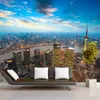 Wallpaper for walls 3d night background scenery living Room/Bedding Rom TV sofa bed wall mural China City large wallpaper