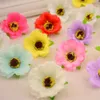 Grossist- 20pcs / lot mini artificiellt doftande miljöskydd Liten körsbärs huvudblommor för DIY Wedding Car Party Decoration Craft