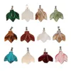 Geassorteerde gemengde herfst steen quartz kristal gesneden esdoorn bladeren gebladerte hanger charme evenement decoratie bruiloft bloemen partij gunst willekeurige kleur