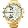Złoty Nowy Zegar Złoty Moda Mężczyzna Zegarek Ze Stali Nierdzewnej Zegarek Kwarcowy Zegarek Hurtownie Shiweibao Luksusowy Zegarek Męski Drop Shipping