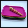 High Quality Cigarette Rolling Trays 8quot Silicone Rolling Tray Silicone Case Container Heatresistant Square Size 20cm 145cm8921688