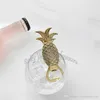 50 STKS Goud Tropische Ananas Flesopener Strand Bruids Trouwbedankjes Souvenir Geschenken Evenement Feestartikelen4044880