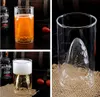 1pc Nouveau verre transparent de voyage ￠ caf￩ Mug Shark Tea Beer Beer Water Cup Funny Christ242l