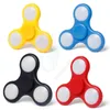 LED Light Fidget Spinner Toy EDC Spinners à la main avec interrupteur Triangle Plastic Finger Tip Decompression Nouveauté Rollover Peluche Toys DHL