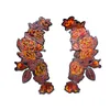 DIY 1-Mirror-Pair-Flower-Patch-Embroidery-Fabric-Applique for Jeans Jacket Bag Embroidery Patches242j