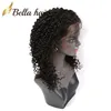 Onda encaracolada profunda 360 peruca de renda cabelo virgem brasileiro 130 150 180 densidade remy perucas de cabelo humano encaracolado bella cabelo julenchina8287002