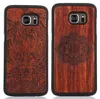 Lage Prijs Creatieve Houtsnijwerk Case Voor Samsung Galaxy S5 S6 S7 Edge S8 Plus Telefoon Cover Cases Slanke Wood Phone Case voor iPhone 6 6S Plus 7