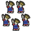 10pcs Teenagers patches kids badges for clothing iron embroidered patch applique iron on patches sewing accessories for clothes