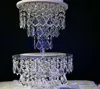 Alzata per torta nuziale in cristallo acrilico decorazione di nozze, centrotavola per matrimoni
