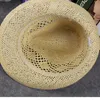 봄 여름 남성 여성 수제 페도라 파나마 모자 소프트 패션 할로우 비치 일요일 모자 영국 스타일 재즈 캡 가죽 버클 GH-83
