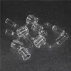 Smoking Thermal design quartz banger nail double bucket Quart nails domeless for enail diy dab oil rigs E cigaretee tobacco bangers