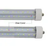 Enkelt Pin LED-rör FA8 TUBE 72W V-formad och Dural Row Double Sides SMD 2835 LED-lampor 8FT LED AC85-265V UL DLC