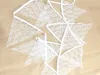 10sets/lot 3.8M Wedding Party Decor 12 Flags Lace Fabric Vintage Pennant Bunting Banner Decor Romantic Hanging Ornaments