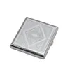 1 X Stainless Steel Double Sided Cigarette Storage Case Crush Proof Chrome Cigarette Case and Can Customize Logo