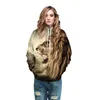 Hurtownia - Zima Nowy Styl 3D Drukowane Bluzy Mężczyźni Kobiety Graficzne Bluzy Z Kapturem Funny Print Lion Pullover Harajuku Hoodie Topy FHJ1352