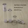 10 ml PS Airless Cream Lotion Pump Spray Bottle Containers Split Charging Flessen Cosmtic Packaging Skin Milk Jars 10pcs / lot