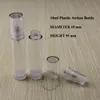 10ml Ps Airless Cream Lotion Pump Spray Bottle Containrar Split Laddning Flaskor Kosmtiska Förpackning Hud Mjölkburkar 10st / Lot