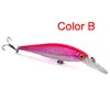 Ny Minnow Fly Fiske Lure för sötvattenfiske 9,5 g 10cm ABS Plast Wobblers Laser Baits krokar Fiskehandtag