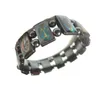10st / lot Jesus Black Magnetic Healthy Bracelets Beaded Strands 8inch för DIY Craft Mode Smycken Present M23