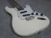 anpassad butik electric guitar white