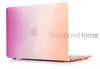 دهر اللون اللون غير اللامع محامي الغطاء المطاط الصلب لمكتب MacBook Air Pro مع Retina 12 13 15 بوصة كمبيوتر محمول بلورات ملونة Rain8680984