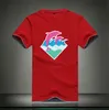 Q650 frete grátis Pink Dolphin T-shirt respirável Vestuário Solid Color Slim Fit Homens de algodão encabeça Casual