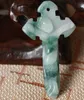 Seiko Polychromatic Jade het kruis van Jezus Christus. (Talisman) gelukkige hanger ketting