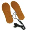 Wholesale-1 Pair USB Electric Powered Heated Insoles For Shoes Boots Keep Feet Warm New