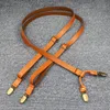 Äkta lädermän 1 7Width Four Clips Suspenders Brace316n