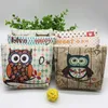 leather owl coin purse